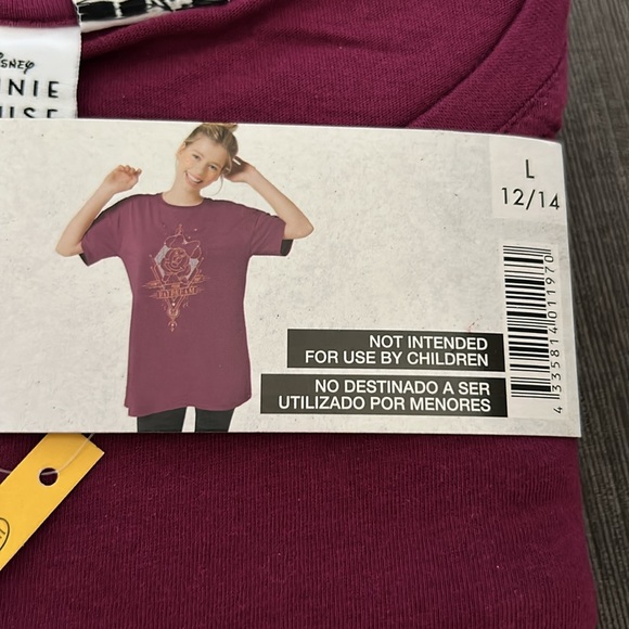 Disney Minnie Mouse Sleep Shirt M or L NWT - Picture 4 of 8